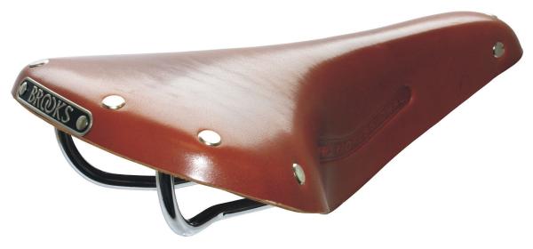 Brooks Leder Sattel B17  honig L275 x B175 x H65 mm Herren B211A07203