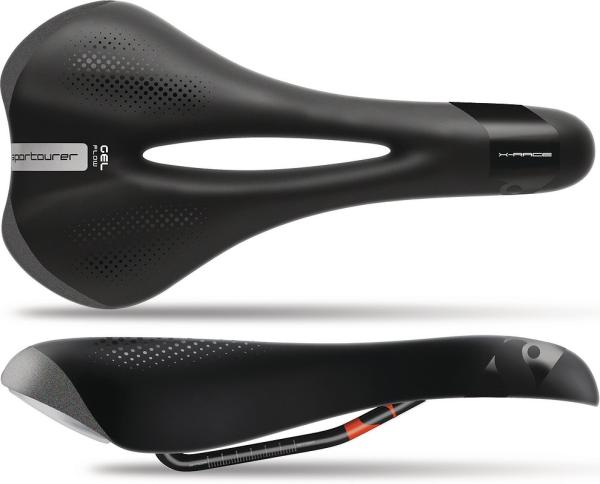 Sportourer Sport Sattel X Race Gel Flow Athletic  L272 x B140 mm / 370 g Unisex SB-Verpack