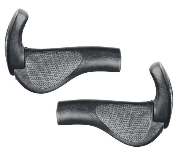 Ergon Lenkergriff GP2-S mit Bar Ends schwarz/grau lang/lang regular
