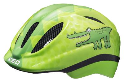 KED Kinderhelm Meggy II Trend Green Croco gr&uuml;n S/M (49-53 cm) Produktbild 1