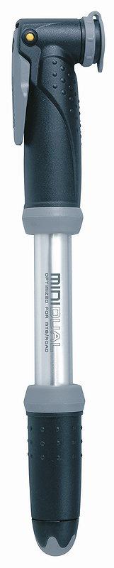 Topeak Minipumpe Mini Dual silber/schwarz 8 bar / 120 PSI SB-Verpackung