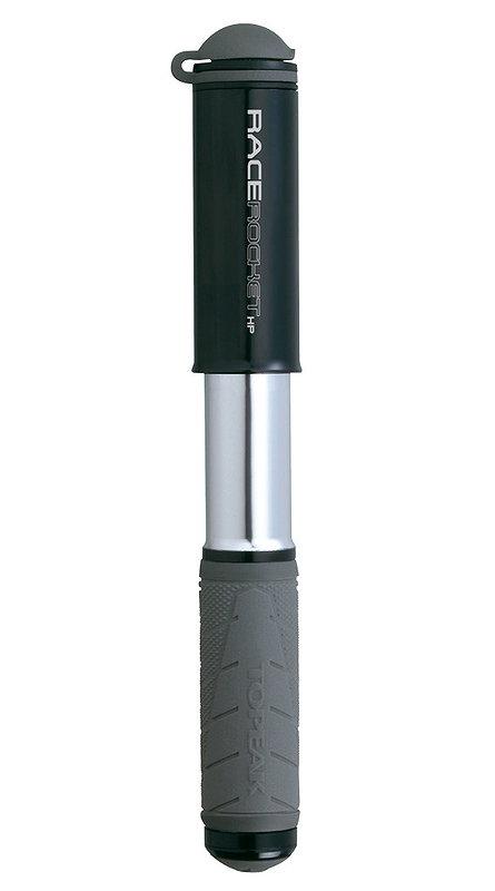 Topeak Minipumpe Race Rocket HP silber/schwarz 11 bar / 160 PSI SB-Verpackung