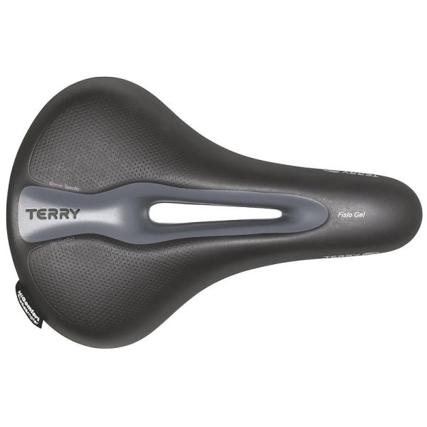 Terry Trekking Sattel Fisio Flex Gel Max Touring schwarz L258 x  B183 mm / 560 g Damen