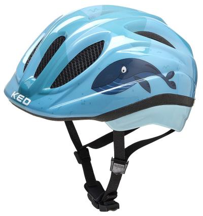 KED Kinderhelm Meggy II Trend Whale hellblau S/M (49 - 53 cm) Produktbild 1