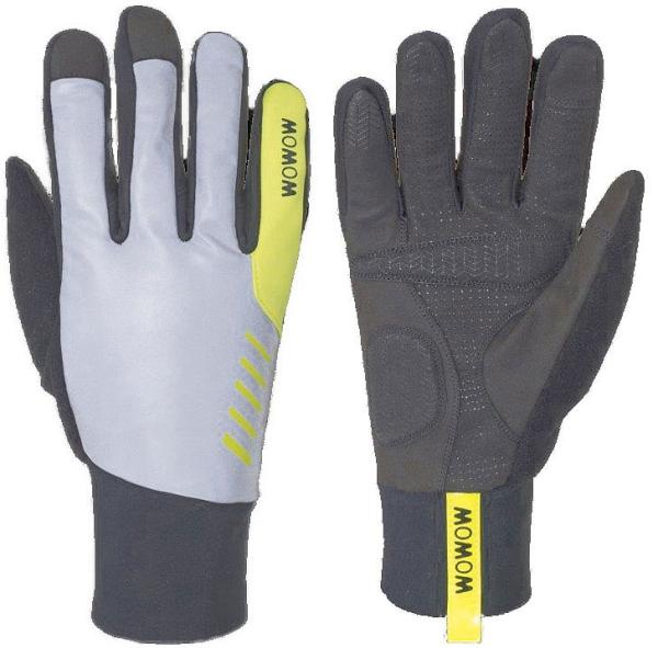 WOWOW Reflex Winterhandschuh Night Stroke reflex, schwarz, gelb S
