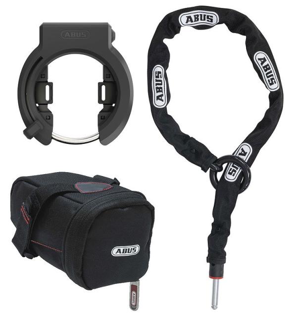 ABUS Rahmenschloss 6950M AM NR BK XPlus 77 mm schwarz + 6KS/130 + ST 5950