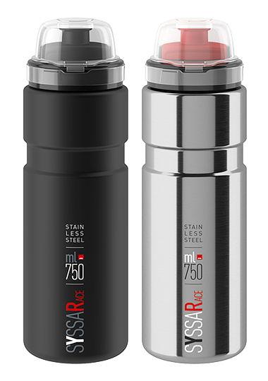 Elite Trinkflasche Syssa Race schwarz matt 0,75 L