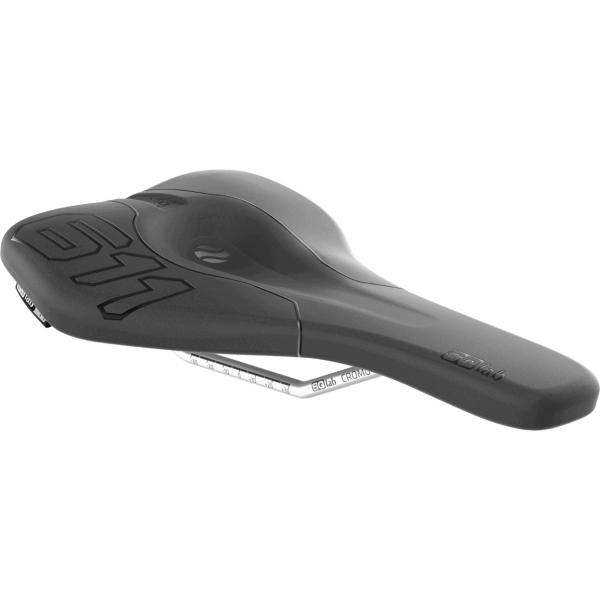 SQlab 611 ERGOWAVE&reg;&reg; CrMo 900 black 13cm