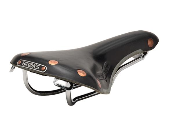 Brooks Saddle Swift, Leather, Black  unis black