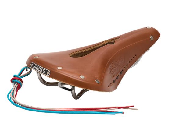 Brooks Saddle B17 Narrow Carved, Leather, Honey  unis honey