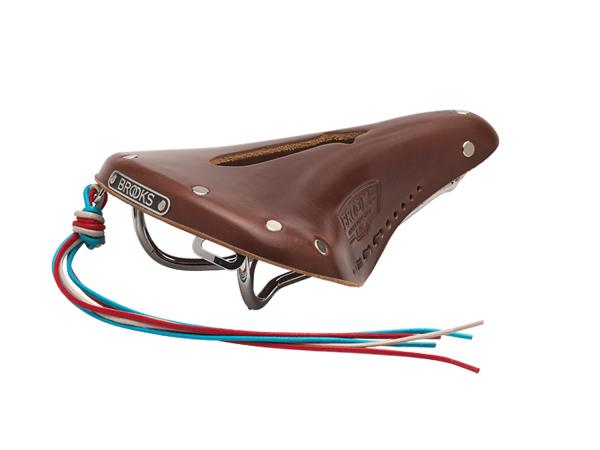 Brooks Saddle B17 Carved Short, Leather, A. Brown  unis A. Brown