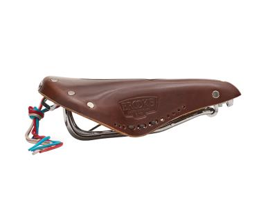 Brooks Saddle B17 Carved Short, Leather, A. Brown  unis A. Brown Produktbild 1