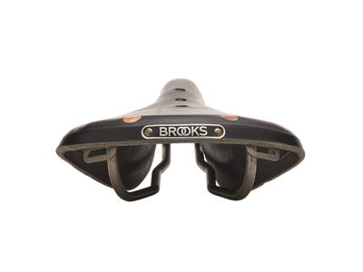 Brooks Saddle B17 Special Titanium, Leather, Black  unis black Produktbild 2