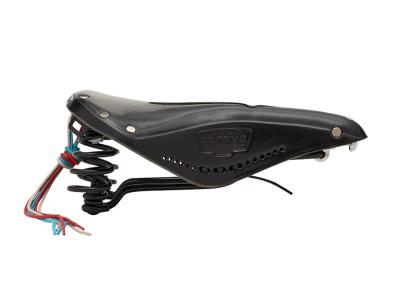Brooks Saddle Flyer Carved, Leather, Black  unis black Produktbild 1