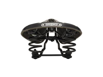 Brooks Saddle Flyer Carved, Leather, Black  unis black Produktbild 2