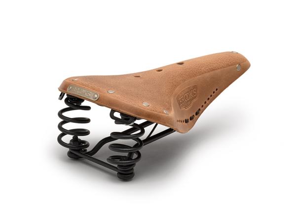 Brooks Saddle Flyer Softened, Leather, Dark Tan  unis Dark Tan