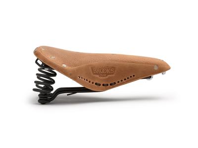 Brooks Saddle Flyer Softened, Leather, Dark Tan  unis Dark Tan Produktbild 1