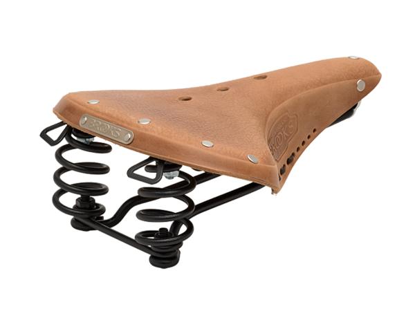 Brooks Saddle B67 Softened, Leather, Dark Tan  unis Dark Tan