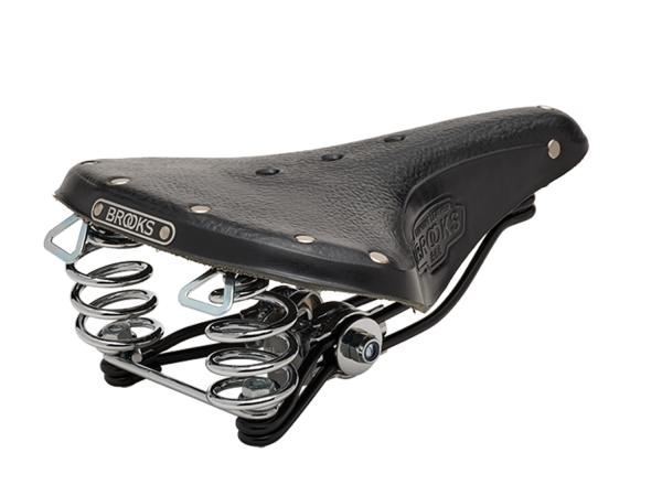 Brooks Saddle B66, Leather, Black  unis black