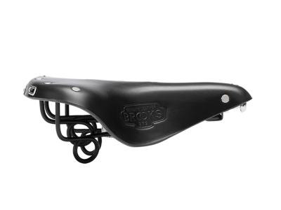 Brooks Saddle B72, Leather, Black  unis black Produktbild 1