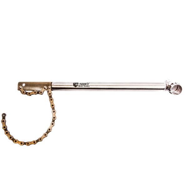 Kettenpeitsche Whip-It, Abbey Bike Tools, Silber, gr&uuml;n