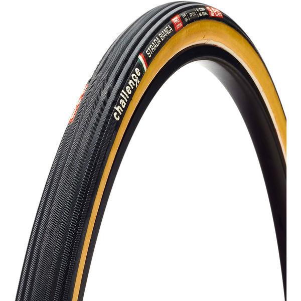 Gravel-Reifen Strada Bianca Pro Handmade Clincher, Challenge, Schwarz/braun, 30-622 - 30-622