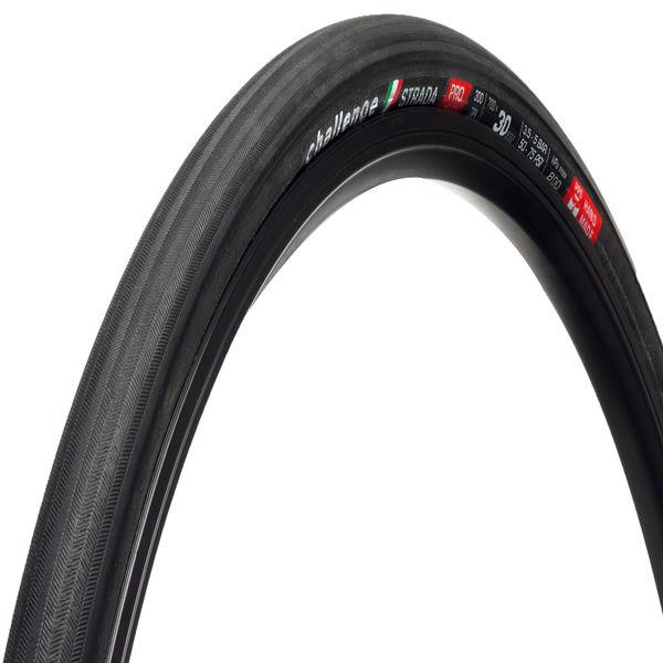Road-Reifen Strada Pro Handmade Clincher, Challenge, Schwarz/schwarz, 30-622 - 30-622