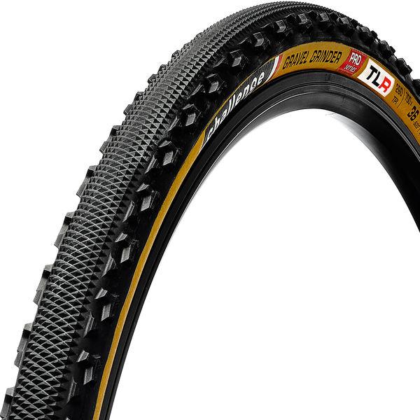 Gravel-Reifen Gravel Grinder Pro Handmade TLR Clincher, Challenge, Schwarz/braun, 36-622 - 36-622