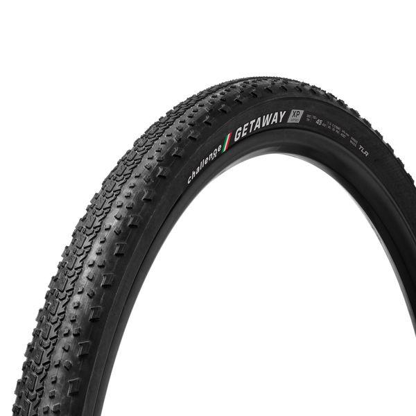 Gravel-Reifen Getaway XP Handmade TLR Clincher, Challenge, Schwarz, 45-622 - 45-622