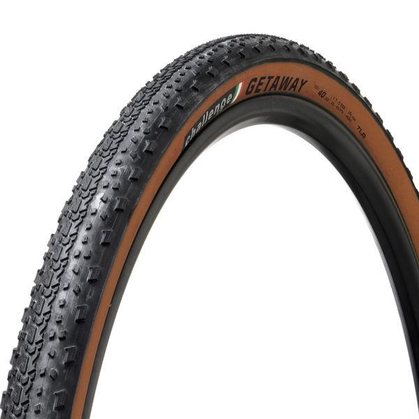 Gravel-Reifen Getaway RACE TLR Clincher, Challenge, Schwarz/braun, 40-622 - 40-622