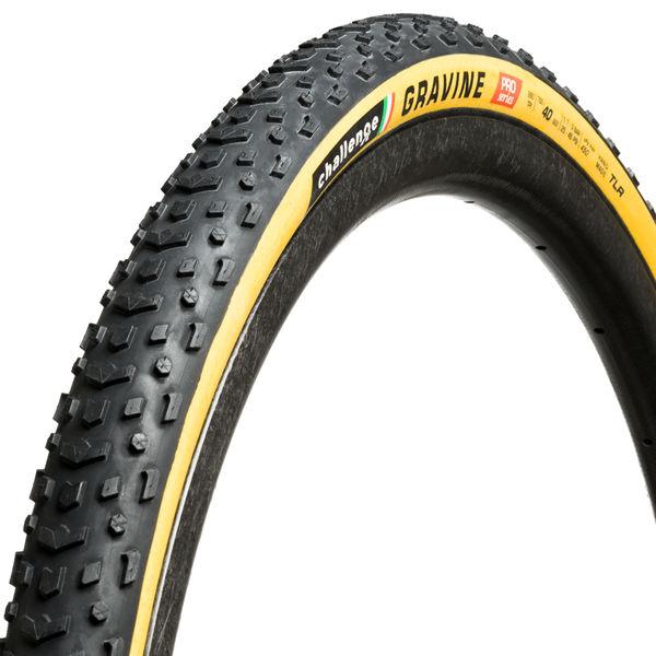 Gravel-Reifen Gravine Pro Handmade TLR Clincher, Challenge, Schwarz/braun, 40-622 - 40-622