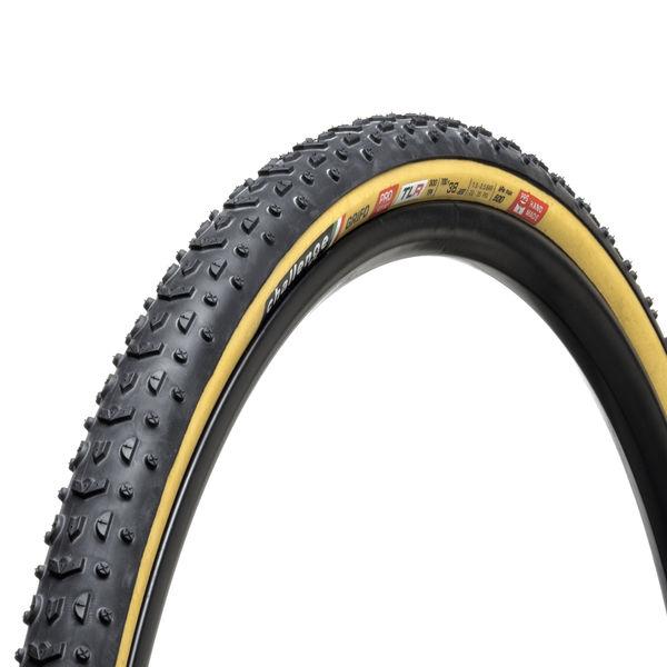 CX-Reifen Grifo Pro Handmade TLR Clincher, Challenge, Schwarz/braun, 38-622 - 38-622