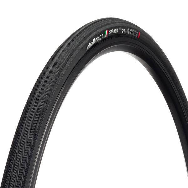 Road-Reifen Strada Race Clincher, Challenge, Schwarz/schwarz, 27-622 - 27-622