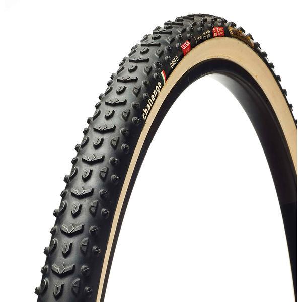 CX-Reifen Grifo Ultra Handmade Tubular, Challenge, Schwarz/hellbraun, 33-622 - 33-622