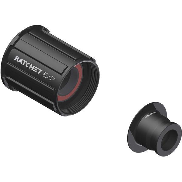 Freilauf/Rotor Umr&uuml;stkit Shimano f&uuml;r Ratchet EXP, DT SWISS, Schwarz, 12 x 142 mm - 12 x 142 mm