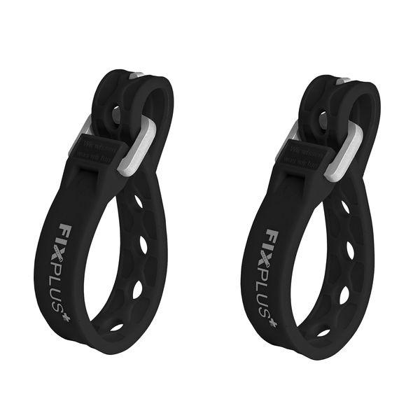 Spannband Strap Nano/Slim Fit 15 cm schwarz, FixPlus, Schwarz, 15 cm - 15 cm