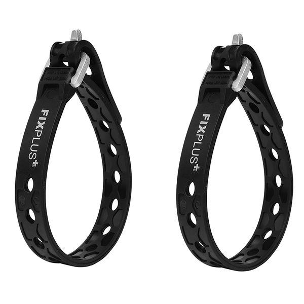 Spannband Strap Nano/Slim Fit 23 cm schwarz, FixPlus, Schwarz, 23 cm - 23 cm
