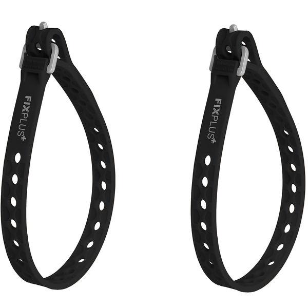 Spannband Strap Nano/Slim Fit 30 cm schwarz, FixPlus, Schwarz, 30 cm - 30 cm