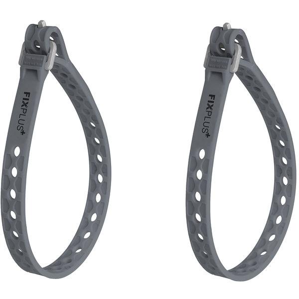 Spannband Strap Nano/Slim Fit 30 cm dunkelgrau, FixPlus, Dunkelgrau, 30 cm - 30 cm