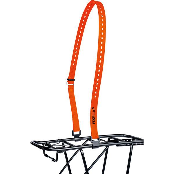 Spannband Set Rack Pack 86 + 15 cm f&uuml;r Gep&auml;cktr&auml;ger, FixPlus, Orange/schwarz