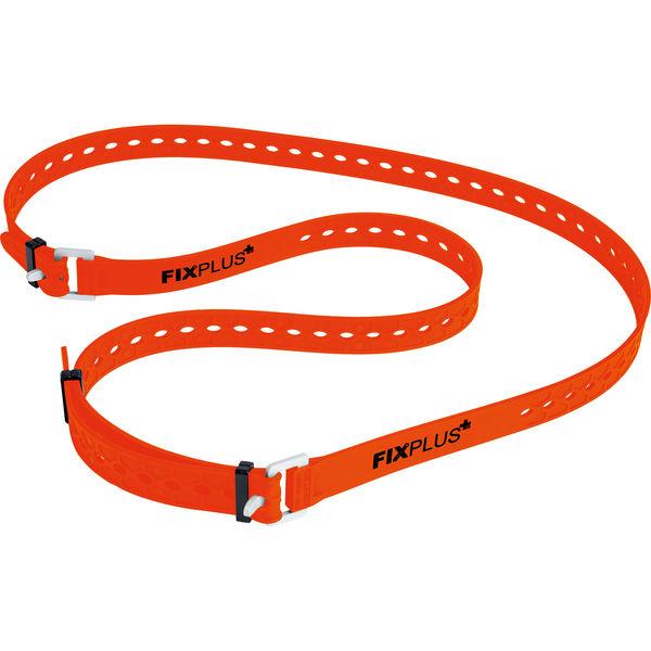 Spannband Set 86 cm mit Strapkeeper schwarz/orange, FixPlus, Schwarz/orange, 86 cm - 86 cm