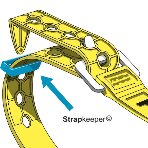 Strapkeeper f&uuml;r 35/46/66/86 cm Straps schwarz, FixPlus, Schwarz
