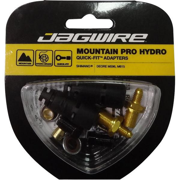 Anschlussset Pro Quick-Fit Adapter f&uuml;r Shimano, JAGWIRE, Schwarz/gold