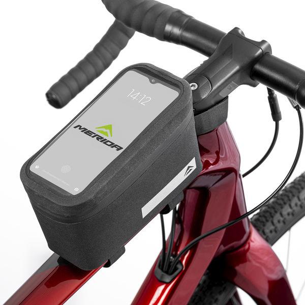 Oberrohrtasche SMARTPHONE L, MERIDA, Grau, 1,4 L - 1,4 L