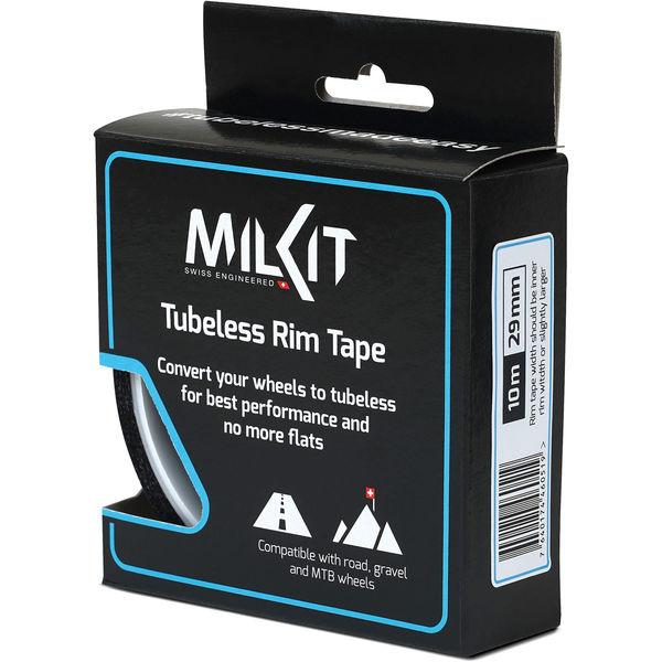 Tubeless Felgenband, milKit, Schwarz/wei&szlig;, 10 m / 29 mm - 10 m / 29 mm