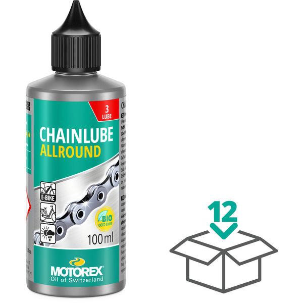 Ketten&ouml;l CHAINLUBE ALLROUND, MOTOREX, 12 x 100 ml - 12 x 100 ml