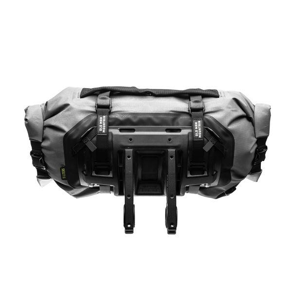 Lenkertasche Side Load 11 L mit Manzanita Cradle Mount, Old Man Mountain, Schwarz/grau, 11 L - 11 L