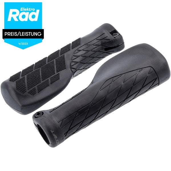 Lenkergriff  Ergo Comp II, PROCRAFT, Schwarz, 138 mm - 138 mm