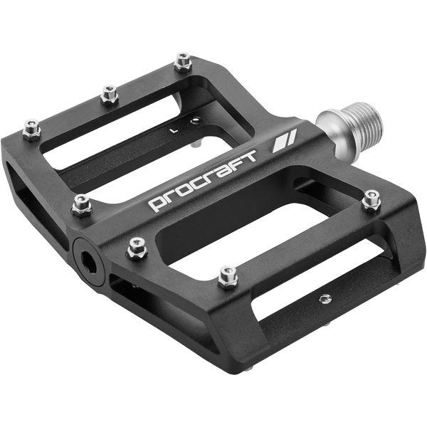 Pedale Small Grip Advanced CNC, PROCRAFT, Schwarz, 93 x 94 mm - 93 x 94 mm