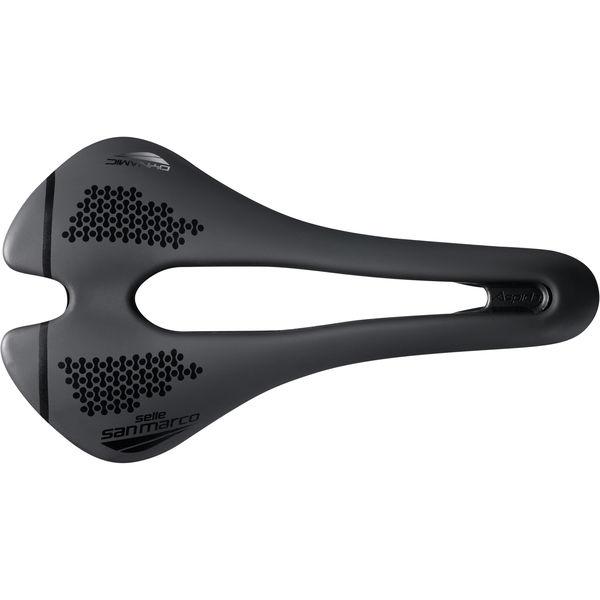 Sattel Aspide Short Dynamic, Selle San Marco, Schwarz, 139 x 250 mm - 139 x 250 mm